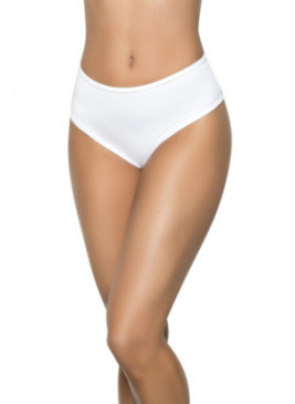 Culotte taille haute froncée à l'arrière Blanche 3037WHT Volume 2